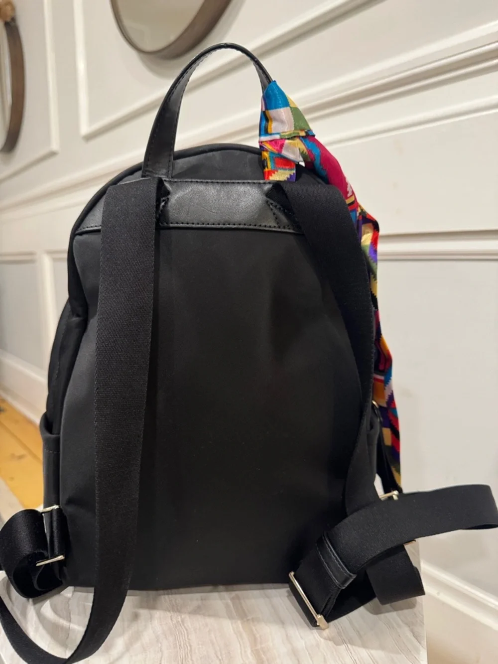 Kate Spade Bag Chelsea Black Nylon Backpack - Picture 8 of 17